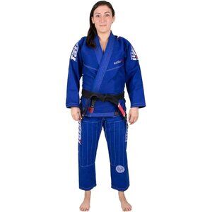 Womens Tatami Fightwear Estilo 6.0 Premium BJJ Gi Blue Size F3 Small to Medium